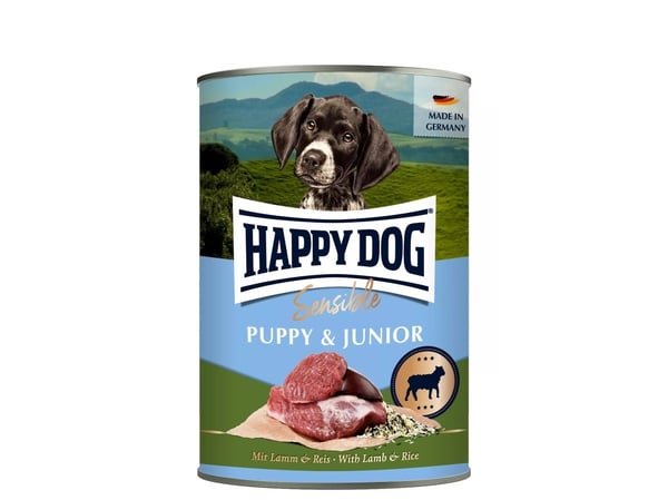 Karma Puppy & Junior, kyckling/kalkon? (våtfoder) 400 g