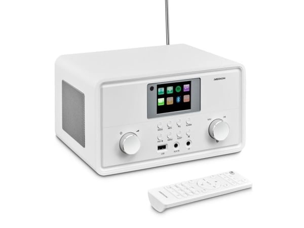 Medion MD 88069 internettradio hvit (50075343)