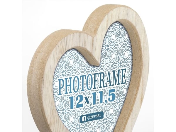 ZEP RE333, 3 bilder i 1 ramme, Tre, Naturlig, Bord, 12 x 11,5 cm, 12 x 11,5 cm