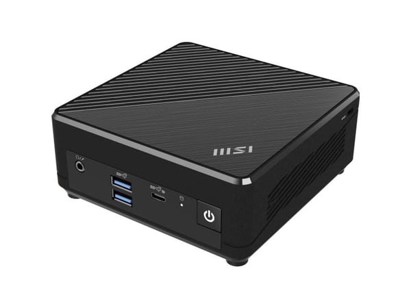 MSI Cubi N ADL S - Mini-PC - 1 inntil 3.7 GHz - UHD Graphics - Gigabit Ethernet - monitor: ingen