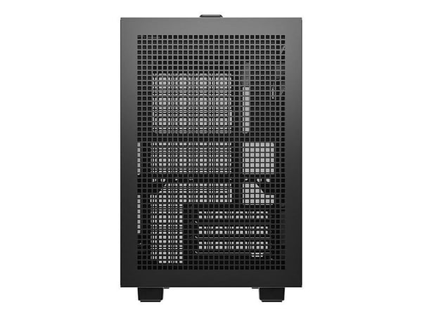 DeepCool CH160 PLUS - Micro-ATX - micro ATX - sidepanel med vindu (herdet glass) - ingen strømforsyning (SFX / SFX-L) - svart - USB/lyd