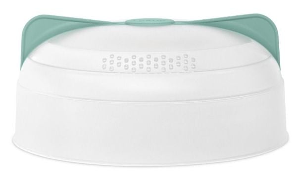 Lékué 890185, Sprutdeksel til mikrobølgeovn, Grønn, Hvit, Polypropylen (PP), 247 mm, 247 mm, 210 mm
