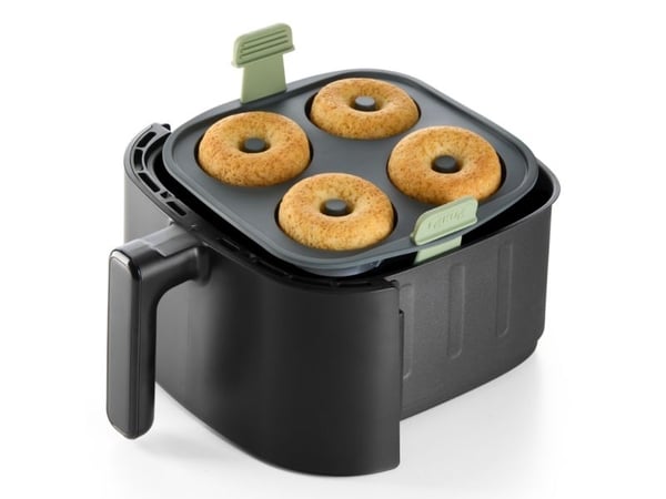 Lékué 890222, Smultringform, Rektangulær, -20 °C, 220 °C, Sort, Grønn, Silikon