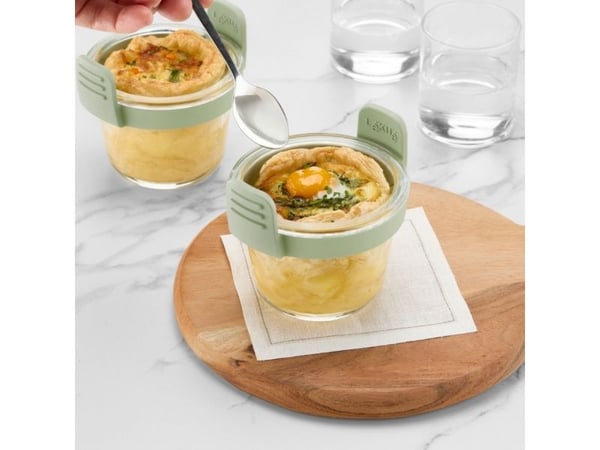 Lékué 890284, firkant, Glass, 4 person(er), Grønn, Gjennomsiktig, -20 - 220 °C, Silikon