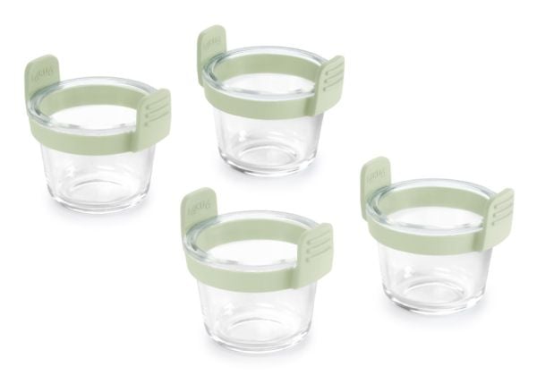 Lékué 890284, firkant, Glass, 4 person(er), Grønn, Gjennomsiktig, -20 - 220 °C, Silikon