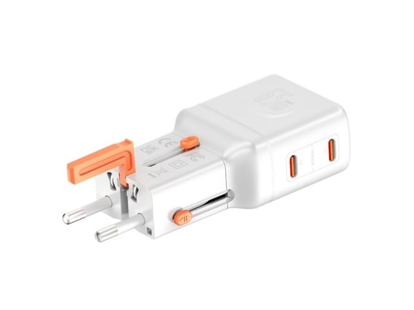 4smarts 541647, Innendørs, AC, 20 V, Oransje, Hvit