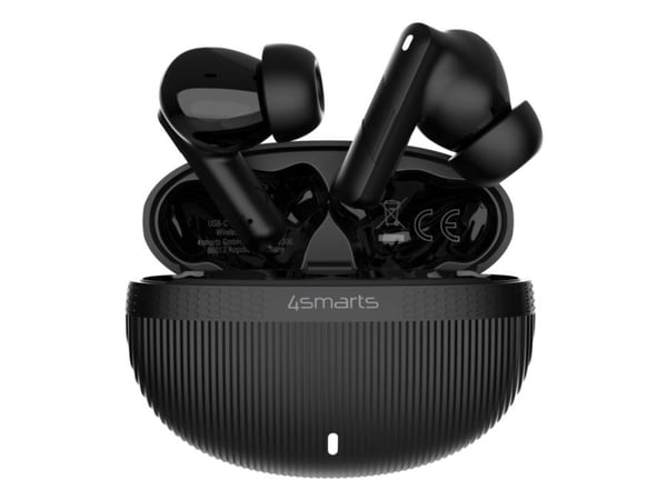4smarts SkyBuds Pro ANC, True Wireless Stereo (TWS), Samtale/Musikk/Sport/Hverdag, 40 g, Hodesett, Sort