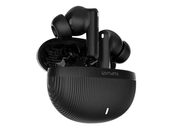 4smarts SkyBuds Pro ANC, True Wireless Stereo (TWS), Samtale/Musikk/Sport/Hverdag, 40 g, Hodesett, Sort