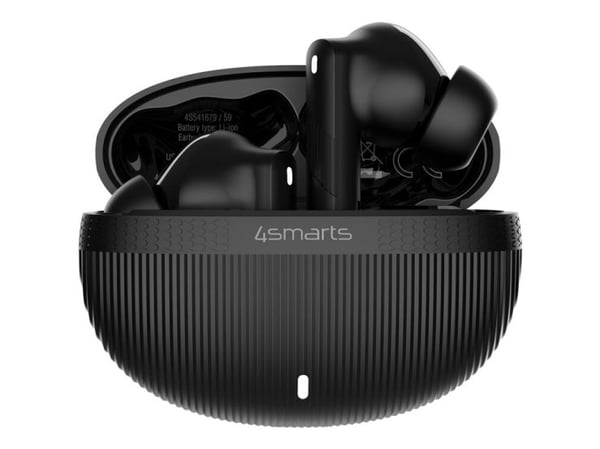 4smarts SkyBuds Pro ANC, True Wireless Stereo (TWS), Samtale/Musikk/Sport/Hverdag, 40 g, Hodesett, Sort