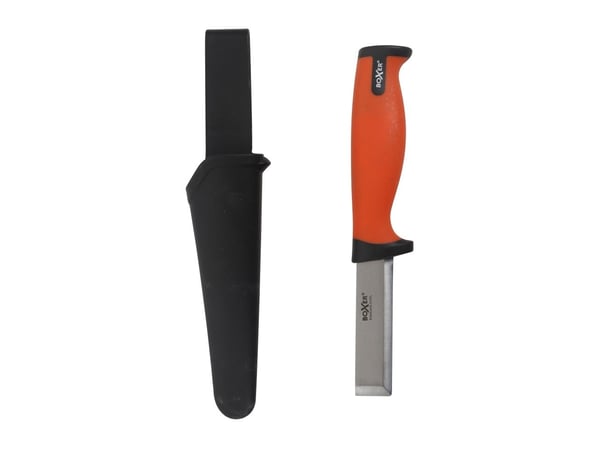 Boxer® stemmejernskniv med skede - rustfri