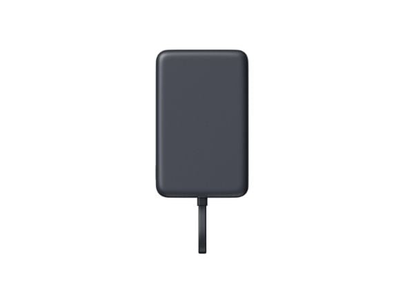 Xiaomi WPB1007MI - Trådløs nødlader - integrated cable - Li-Ion - 10000 mAh - 37 Wh - 33 watt - 3 A - Fast Charge - 2 utgangskontakter (24 pin USB-...