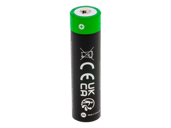 PATONA 6525, Oppladbart batteri, Lithium-Ion (Li-Ion), 3,7 V, 1 stykker, 3300 mAh, Sort, Grønn