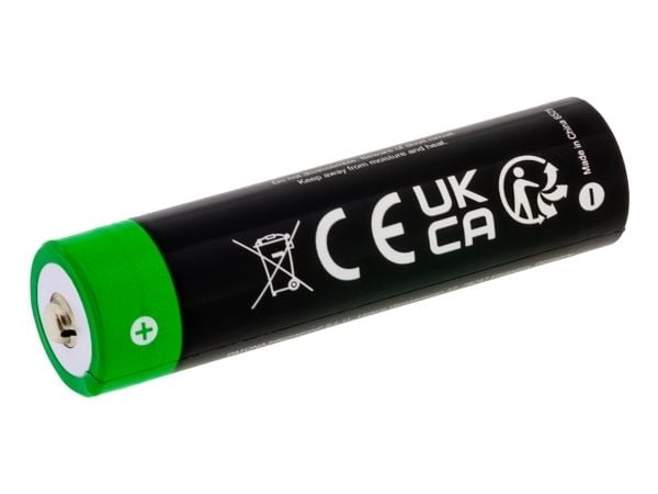 PATONA 6525, Oppladbart batteri, Lithium-Ion (Li-Ion), 3,7 V, 1 stykker, 3300 mAh, Sort, Grønn