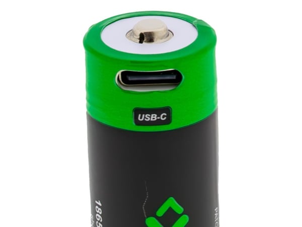 PATONA 6525, Oppladbart batteri, Lithium-Ion (Li-Ion), 3,7 V, 1 stykker, 3300 mAh, Sort, Grønn
