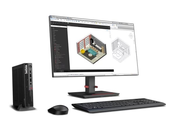 Lenovo ThinkStation P3 30H0 - Tiny 1 x Core i7 i7-14700 / inntil 5.4 GHz - vPro Enterprise - RAM 16 GB - SSD 1 TB - TCG Opal Encryption, NVMe, Perf...