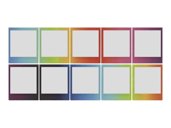 Fujifilm Instax Square Rainbow - Färgfilm för snabbframkallning - 10 exponeringar