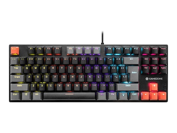 Tracer GAMEZONE Blade - Tastatur - mekanisk - compact - bakgrunnsbelyst - USB - pappeske