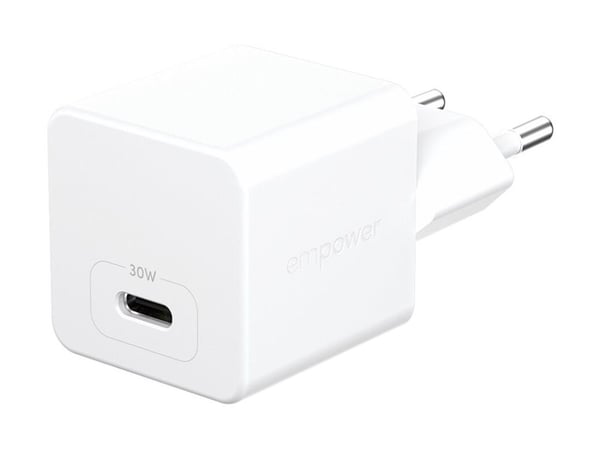 empower by PanzerGlass - Strømadapter - 30 watt - Power Delivery 3.1 (USB-C) - sølvhvit