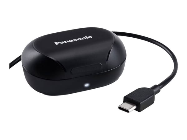 Panasonic RZ-B120W - True wireless-hodetelefoner med mikrofon - i øret - Bluetooth - svart