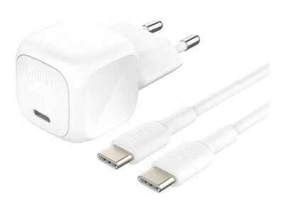 Belkin WCA009KQ1MWH-B6, Sisätila, AC, 11 V, 1 m, Valkoinen