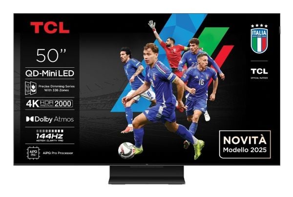 TCL 50C7K - 50" Diagonalklasse (49.5" synlig) - C7K Series LED-bakgrunnsbelyst LCD TV - QLED - Smart TV - Google TV - 4K UHD (2160p) 3840 x 2160 - ...