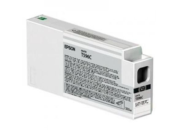Epson T596C - 350 ml - hvit - original - blekkpatron - for Stylus Pro WT7900, Pro WT7900 Designer Edition