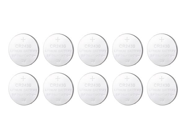 DELTACO Ultimate - Batteri 10 x CR2430 - Li - 300 mAh