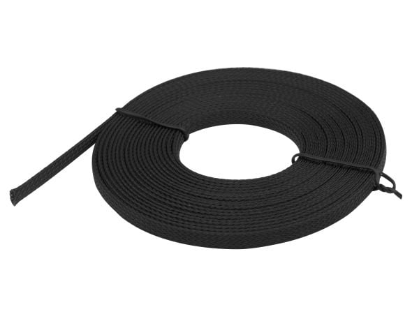 DELTACO - Kabelvikling - nett, 6 mm diameter - svart - 5 m
