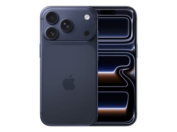 Apple iPhone 17 Pro - 5G smarttelefon - dual-SIM / Internt minne 256 GB - OLED-skjerm - 6,3" - 2622 x 1206 piksler (120 Hz) - 3x bakkamera 48 MP, 4...