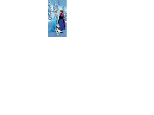 Disney Frost baderhåndkle - 100 % bomull