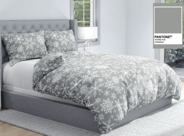 Talvinen lumihanhi vuodevaatteet 150 x 210 cm - 100 prosenttia puuvillaa Talvinen lumihanhi vuodevaatteet 150 x 210 cm - 100 prosenttia puuvillaa