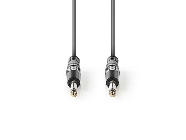 Nedis COTH23000GY15, 6.35mm, Hankjønn, 6.35mm, Hankjønn, 1,5 m, Grå