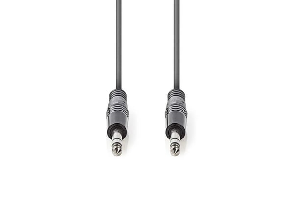 Nedis COTH23020GY30, 6.35mm, Hankjønn, 6.35mm, Hankjønn, 3 m, Grå