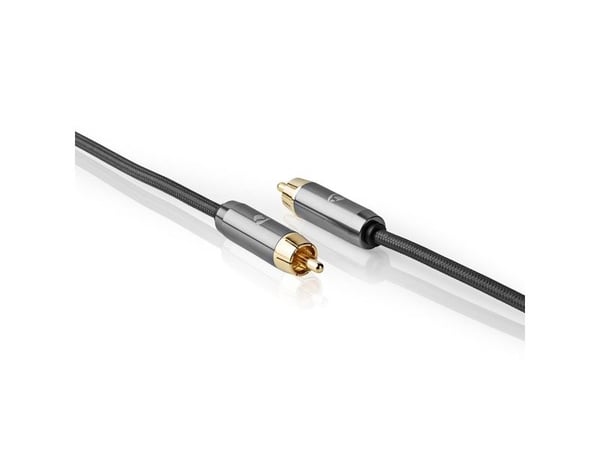 Nedis CATB24100GY50, RCA, Hankjønn, RCA, Hankjønn, 5 m, Grå