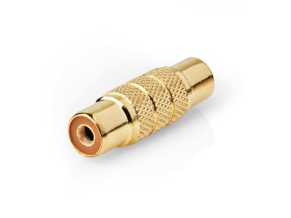 Nedis - Audiokopling - RCA hunn til RCA hunn - metall