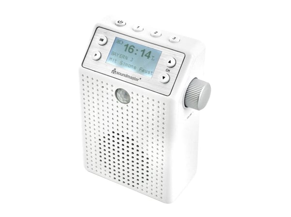 Soundmaster DAB60WE, Bærbar, Digitalt, DAB+, FM, 3 W, Blå, Hvit