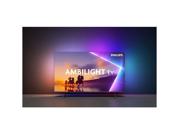Philips 85PUS8510 - 85" Diagonalklasse LED-bakgrunnsbelyst LCD TV - QLED - Smart TV - TITAN OS - 4K UHD (2160p) 3840 x 2160 - HDR - matt svart