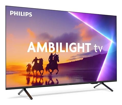 Philips 85PUS8510 - 85" Diagonalklasse LED-bakgrunnsbelyst LCD TV - QLED - Smart TV - TITAN OS - 4K UHD (2160p) 3840 x 2160 - HDR - matt svart