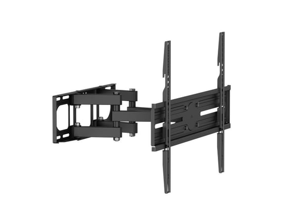 DELTACO - Monteringssett (veggmontering) - for flatpanel - full bevegelse 3-veis, tilt, sving, 40 kg - svart - skjermstørrelse: 37"-80"