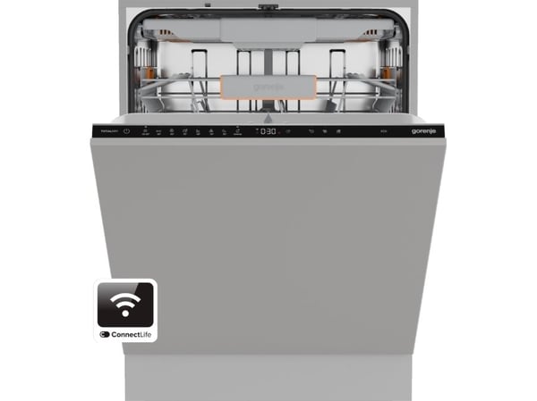 Gorenje GV673C65, Under benken, Full størrelse (60 cm), Rustfritt stål, Berøringskontroll, 2 kurver, Kurv