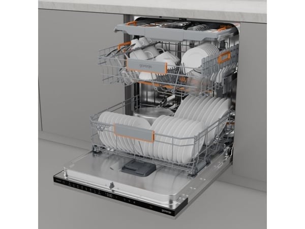 Gorenje GV673C65, Under benken, Full størrelse (60 cm), Rustfritt stål, Berøringskontroll, 2 kurver, Kurv