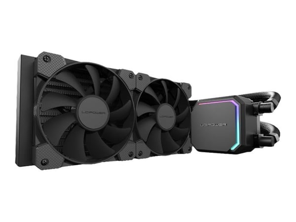 LC Power JetFlow - Væskekjølesystem for prosessor - Radiatorstørrelse: 240 mm - (for: LGA1150, LGA1151, LGA1155, LGA1156, LGA1200, LGA1366, LGA1700...