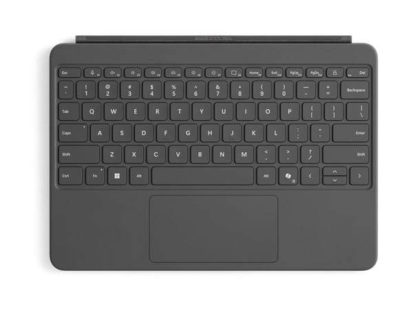 Microsoft - 12-inch - tastatur - full size - med styreplate, akselerometer - bakbelysning - magnetisk dokkingstasjon - QWERTY - Internasjonal engel...