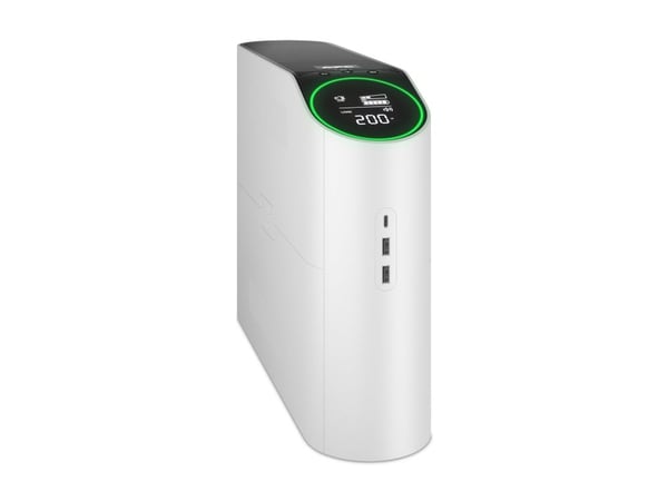 APC Back-UPS Pro Gaming - UPS - tårn, RGB-lys - AC 230 V - 1320 watt - 2200 VA - enkeltfase - utgangskontakter: 6 - arktisk