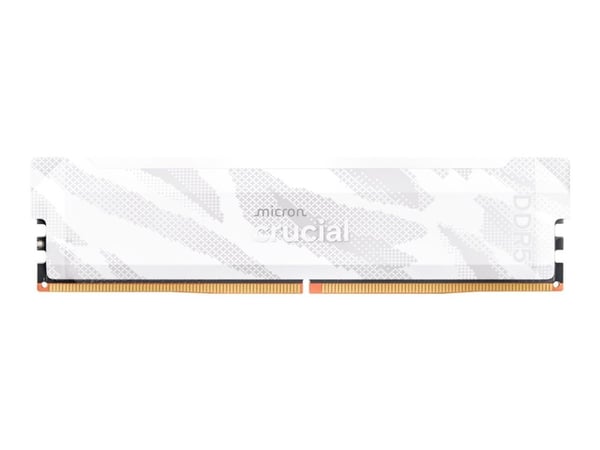 Crucial Pro OC - DDR5 - modul - 16 GB - DIMM 288-pin - 6400 MT/s / PC5-51200 - CL32 - 1.35 V - ikke-bufret - snøfoks hvit Crucial Pro OC - DDR5 - modul - 16 GB - DIMM 288-pin - 6400 MT/s / PC5-51200 - CL32 - 1.35 V - ikke-bufret - snøfoks hvit