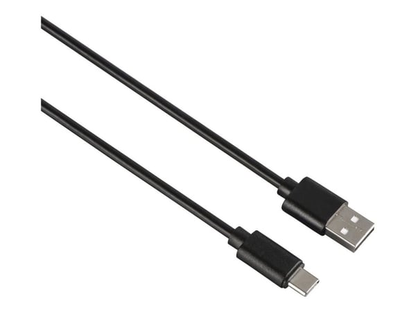 Hama Entry Line - USB-kabel - USB (hann) til 24 pin USB-C (hann) - USB 2.0 - 1.5 A - 90 cm - svart