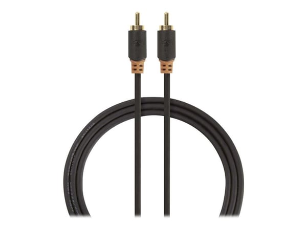 Nedis - Lydkabel - digitallyd - RCA hann til RCA hann - 2 m - antrasitt - rund
