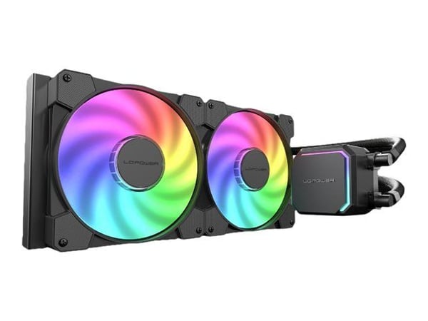 LC Power JetFlow - Væskekjølesystem for prosessor - Radiatorstørrelse: 280 mm - (for: LGA1150, LGA1151, LGA1155, LGA1156, LGA1200, LGA1366, LGA1700...