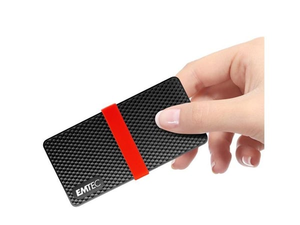EMTEC X200 - SSD - 2 TB - ekstern (bærbar) - USB 3.2 Gen 1 (USB-C kontakt)