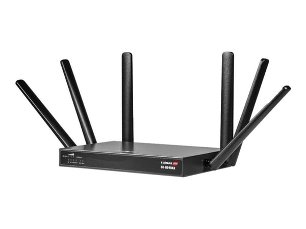 Edimax Pro 5G-8649AX - Trådløs ruter - WWAN 3-portssvitsj - Wi-Fi 6 - Dobbeltbånd - 4G, 5G - veggmonterbar